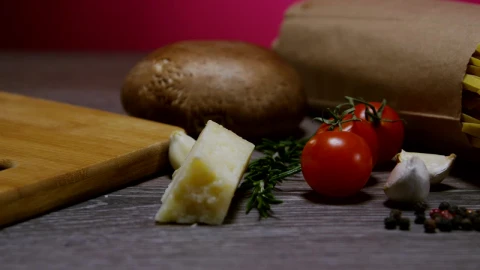 Stock Video Cooking Ingredients For An Italian Meal Live Wallpaper For PC - Free Live Wallpaper