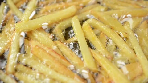 Stock Video Cooking French Fries In Oil Live Wallpaper For PC - Free Live Wallpaper