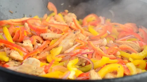 Stock Video Cooking Chicken With Chilies Live Wallpaper For PC - Free Live Wallpaper