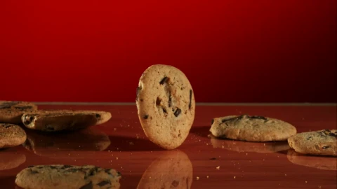 Stock Video Cookie Rotating Is In Slow Motion In The Table Live Wallpaper For PC - Free Live Wallpaper