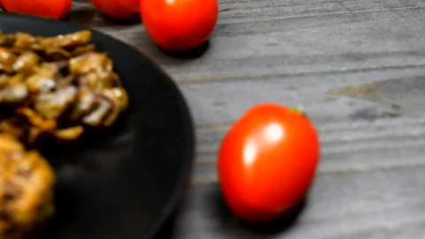 Stock Video Cooked Pork With Mushrooms Live Wallpaper For PC - Free Live Wallpaper