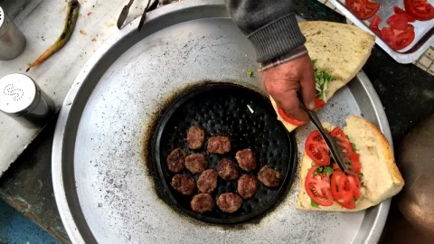Stock Video Cook Preparing Beef Sandwich Live Wallpaper For PC - Free Live Wallpaper