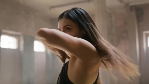 Stock Video Contemporary Dancer With Black Dress Live Wallpaper For PC - Free Live Wallpaper