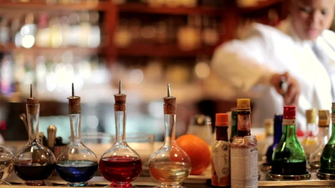 Stock Video Containers And Bottles In A Bar Live Wallpaper For PC - Free Live Wallpaper