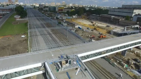 Stock Video Construction Of A New Station Live Wallpaper For PC - Free Live Wallpaper