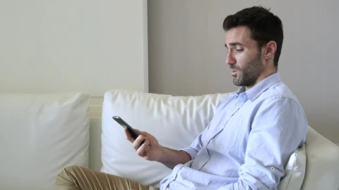 Stock Video Confident Man Phoning Someone Live Wallpaper For PC - Free Live Wallpaper