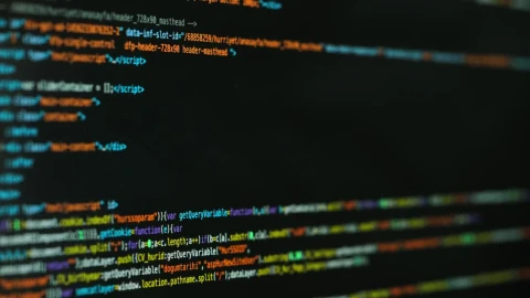 Stock Video Computer Code Running On A Screen Live Wallpaper For PC - Free Live Wallpaper