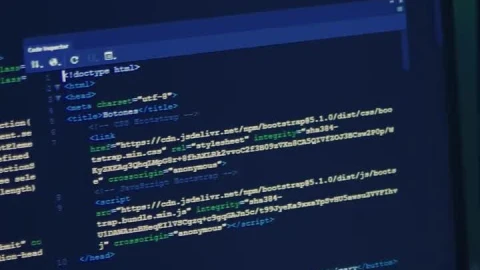 Stock Video Complex Programming Codes On A Programmers Screen Live Wallpaper For PC - Free Live Wallpaper