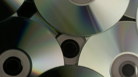 Stock Video Compact Discs Spinning Slowly Live Wallpaper For PC - Free Live Wallpaper