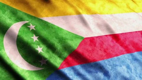 Stock Video Comoros Flag Waving By The Wind Live Wallpaper For PC - Free Live Wallpaper