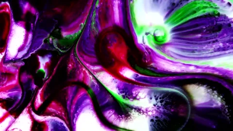 Stock Video Colorful Video Of Ink Expanding Into Liquid Live Wallpaper For PC - Free Live Wallpaper