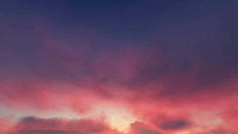 Stock Video Colorful Sunset Reflected In The Clouds 3517 Live Wallpaper For PC - Free Live Wallpaper