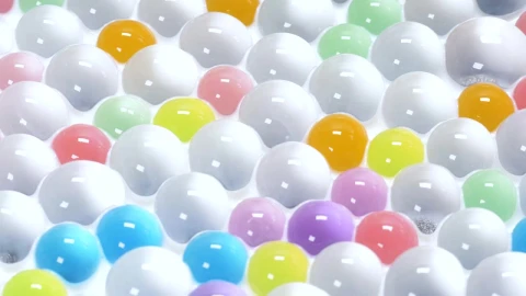 Stock Video Colorful Spheres Floating In Liquid Live Wallpaper For PC - Free Live Wallpaper