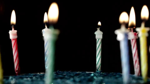Stock Video Colorful Candles Burning Live Wallpaper For PC - Free Live Wallpaper