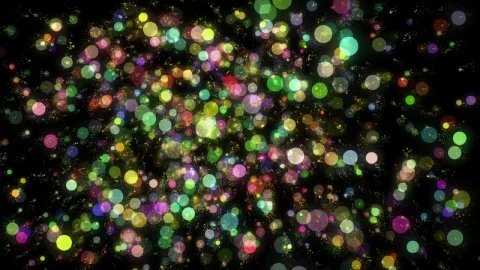 Stock Video Colored Fuzzy Bokeh Dots Live Wallpaper For PC - Free Live Wallpaper
