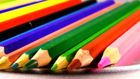 Stock Video Color Pencils Close Up Shot Live Wallpaper For PC - Free Live Wallpaper
