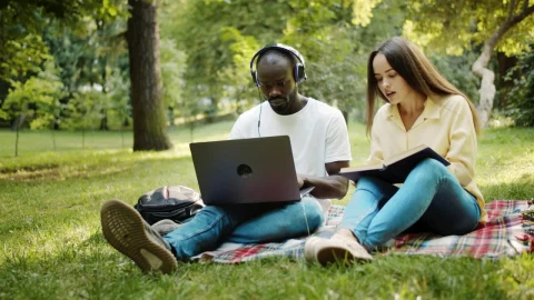 Stock Video College Students Preparing For Their Exam Live Wallpaper For PC - Free Live Wallpaper