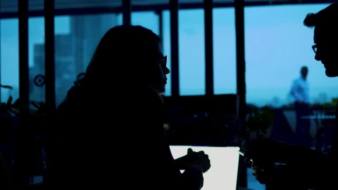 Stock Video Colleagues Talking On The Rooftop Live Wallpaper For PC - Free Live Wallpaper