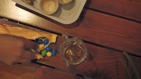 Stock Video Coffee Table With Food Scraps Live Wallpaper For PC - Free Live Wallpaper