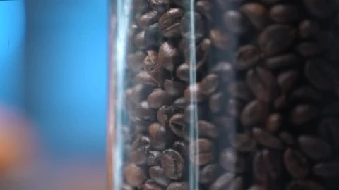 Stock Video Coffee Beans In A Cristal Jar Live Wallpaper For PC - Free Live Wallpaper