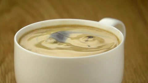 Stock Video Coffee Bean Falling Into A Cup Of Coffee Live Wallpaper For PC - Free Live Wallpaper