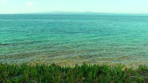 Stock Video Coastline With A Turquoise Blue Sea In Summer Live Wallpaper For PC - Free Live Wallpaper