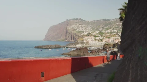 Stock Video Coastal City Seen From Afar Live Wallpaper For PC - Free Live Wallpaper