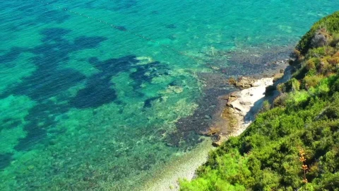 Stock Video Coast With Crystal Clear Sea Water In Summer Live Wallpaper For PC - Free Live Wallpaper