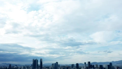 Stock Video Cloudy Sky Over A Contemporary City Live Wallpaper For PC - Free Live Wallpaper