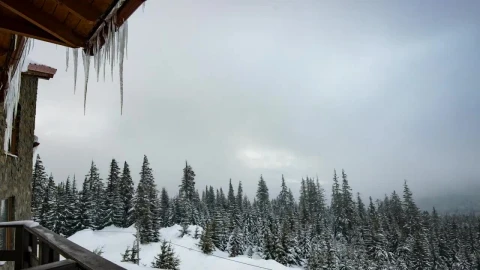 Stock Video Cloudy Sky Before A Winter Storm In The Mountains Live Wallpaper For PC - Free Live Wallpaper