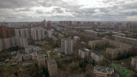Stock Video Cloudy Skies Above Apartment Blocks Live Wallpaper For PC - Free Live Wallpaper