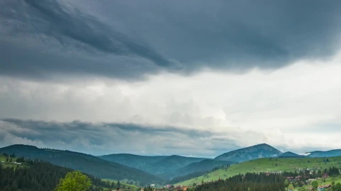 Stock Video Cloudy Landscape In A Village Live Wallpaper For PC - Free Live Wallpaper
