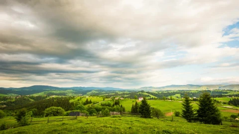 Stock Video Cloudy Afternoon Over The Meadow Live Wallpaper For PC - Free Live Wallpaper