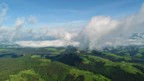 Stock Video Clouds Over The Mountains In Spring Live Wallpaper For PC - Free Live Wallpaper