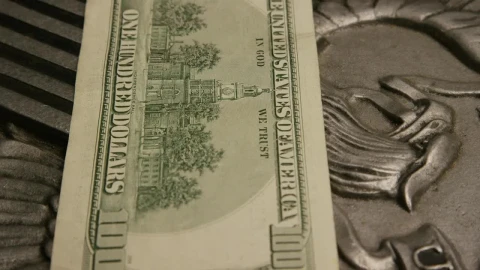 Stock Video Falling  Dollar Bills Close Up Live Wallpaper For PC - Free Live Wallpaper