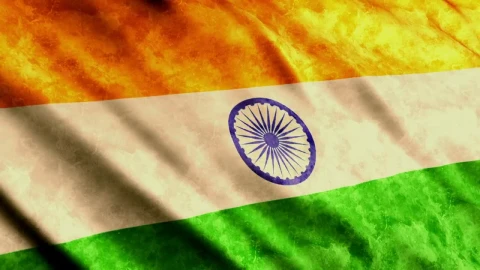 Stock Video Faded India Flag Full Screen Animation Live Wallpaper For PC - Free Live Wallpaper