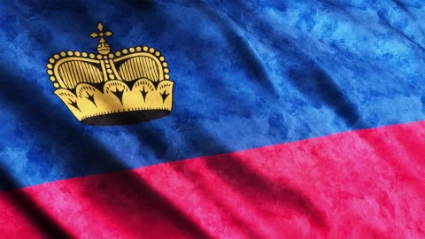 Stock Video Faded Liechtenstein Waving Flag Full Screen Live Wallpaper For PC - Free Live Wallpaper