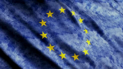 Stock Video Faded European Union Flag Live Wallpaper For PC - Free Live Wallpaper