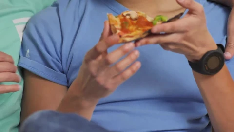 Stock Video Faces Of Two Lgbtq Men Eating A Slice Of Pizza Live Wallpaper For PC - Free Live Wallpaper