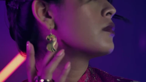 Stock Video Face Of An Elegant And Captivating Woman Live Wallpaper For PC - Free Live Wallpaper