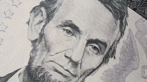 Stock Video Face Of Abraham Lincoln On A Spinning Banknote Live Wallpaper For PC - Free Live Wallpaper