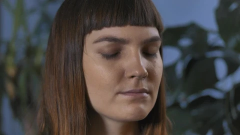 Stock Video Face Of A Woman Slowly Opening Her Eyes Live Wallpaper For PC - Free Live Wallpaper
