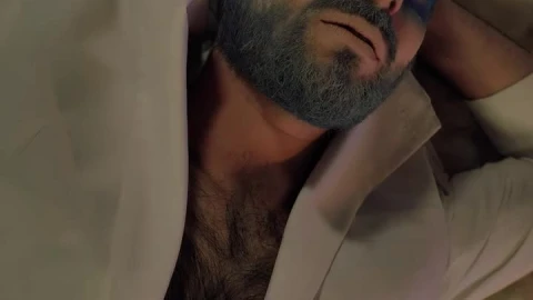 Stock Video Face Of A Man With Winter Makeup Lying Down Live Wallpaper For PC - Free Live Wallpaper