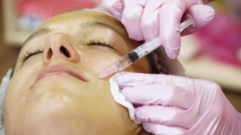 Stock Video Face Lifting Injections On Womans Face Live Wallpaper For PC - Free Live Wallpaper