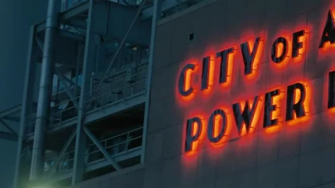 Stock Video Facade Of The Austin Power Plant In A Rotating Shot Live Wallpaper For PC - Free Live Wallpaper