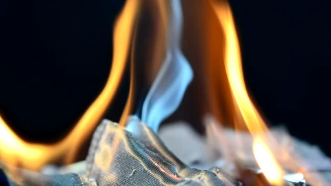 Stock Video Fabric Burning Inside Live Wallpaper For PC - Free Live Wallpaper