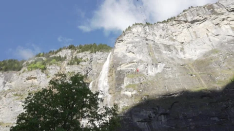 Stock Video Extreme Parachutists Falling From A Crag Live Wallpaper For PC - Free Live Wallpaper
