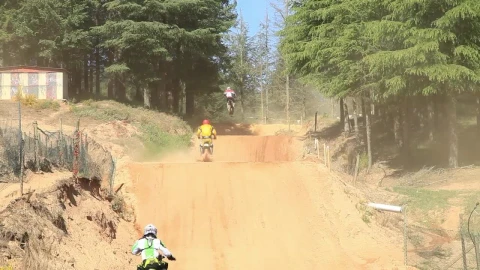Stock Video Extreme Bikes Racing On A Dirt Track Live Wallpaper For PC - Free Live Wallpaper
