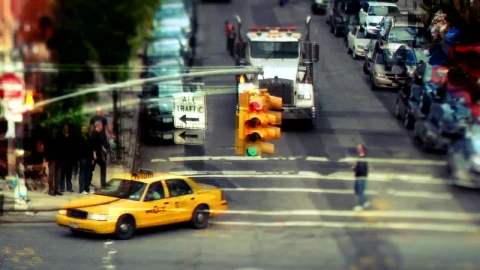 Stock Video Exposure Video Of A Street With Traffic And People Live Wallpaper For PC - Free Live Wallpaper