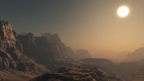 Stock Video Exploring The Rocky Surface Of Mars Live Wallpaper For PC - Free Live Wallpaper